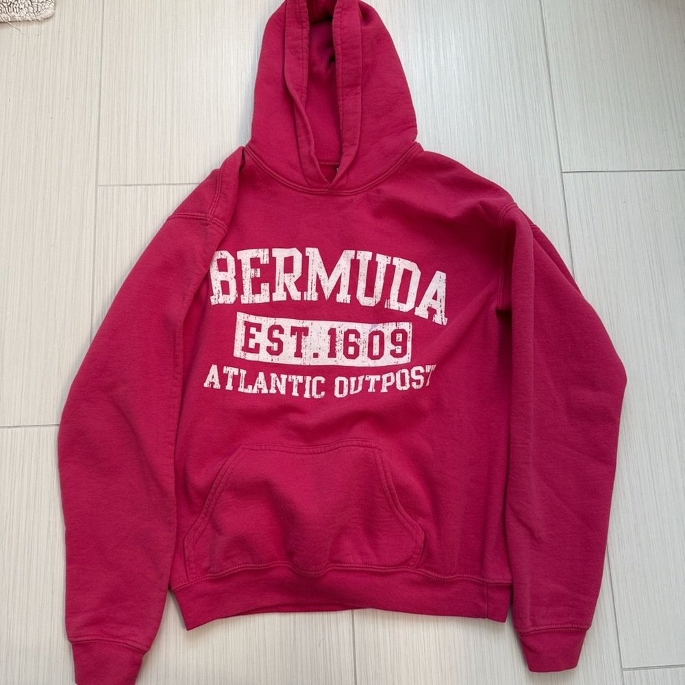 Source Unknown Red Bermuda Hoodie